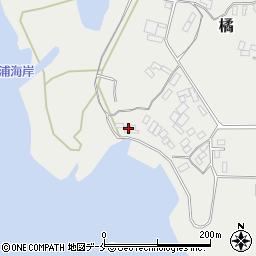 新潟県佐渡市橘156周辺の地図