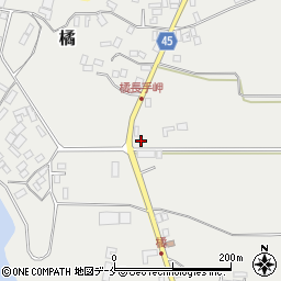 新潟県佐渡市橘257周辺の地図