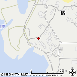 新潟県佐渡市橘150周辺の地図