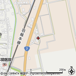 新潟県新発田市関妻226周辺の地図