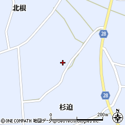 宮城県角田市藤田（台田）周辺の地図