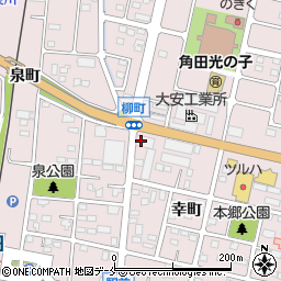 株式会社ワカキリフォームショップ角田店周辺の地図