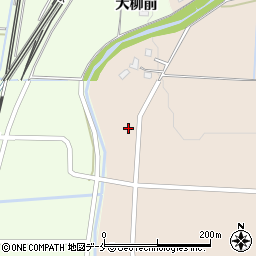 宮城県白石市大平坂谷（樋ノ口）周辺の地図
