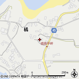 新潟県佐渡市橘510周辺の地図