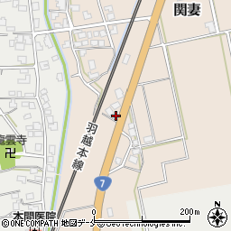 新潟県新発田市関妻246周辺の地図