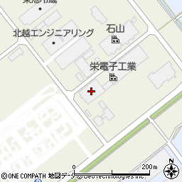栄電子工業株式会社　新潟工場周辺の地図