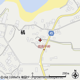 新潟県佐渡市橘601周辺の地図