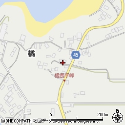 新潟県佐渡市橘497周辺の地図