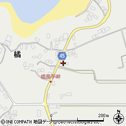 新潟県佐渡市橘591周辺の地図