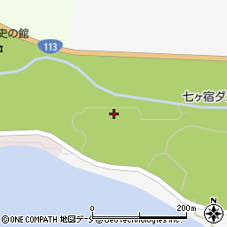 宮城県刈田郡七ヶ宿町愛宕周辺の地図