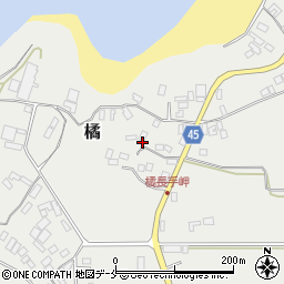 新潟県佐渡市橘1357周辺の地図