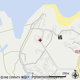 新潟県佐渡市橘194周辺の地図