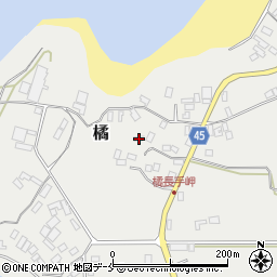 新潟県佐渡市橘504周辺の地図