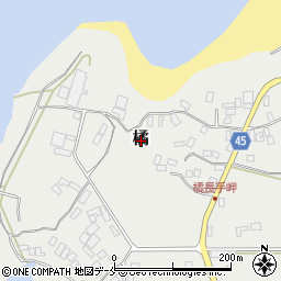 新潟県佐渡市橘周辺の地図