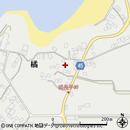 新潟県佐渡市橘539周辺の地図