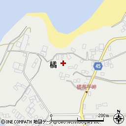 新潟県佐渡市橘529周辺の地図