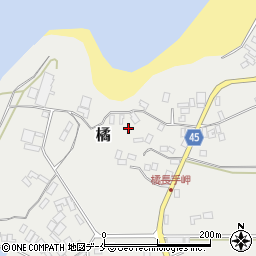新潟県佐渡市橘530周辺の地図