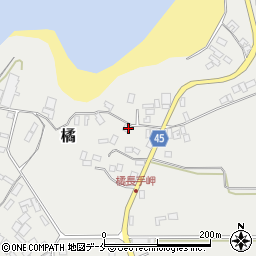 新潟県佐渡市橘538周辺の地図