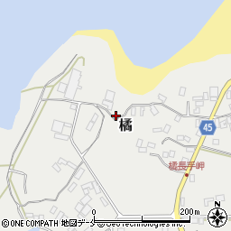 新潟県佐渡市橘185周辺の地図