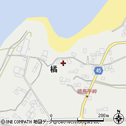新潟県佐渡市橘528周辺の地図