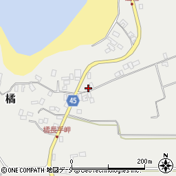 新潟県佐渡市橘555周辺の地図