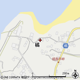 新潟県佐渡市橘522周辺の地図