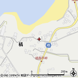新潟県佐渡市橘549周辺の地図