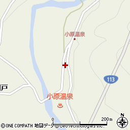 宮城県白石市小原湯元周辺の地図