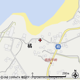 新潟県佐渡市橘533周辺の地図