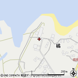 新潟県佐渡市橘253周辺の地図