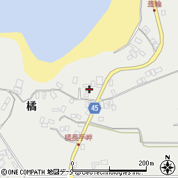 新潟県佐渡市橘552周辺の地図