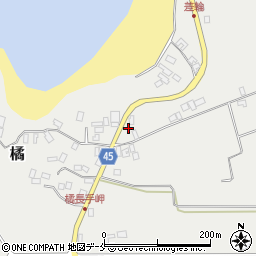 新潟県佐渡市橘554周辺の地図