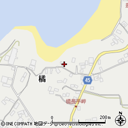新潟県佐渡市橘544周辺の地図