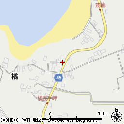 新潟県佐渡市橘553周辺の地図