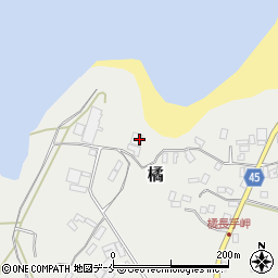 新潟県佐渡市橘178周辺の地図