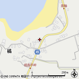 新潟県佐渡市橘603周辺の地図