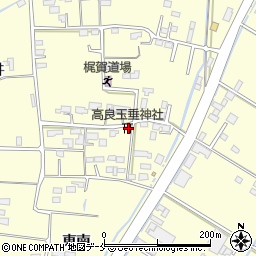 高良玉垂神社周辺の地図