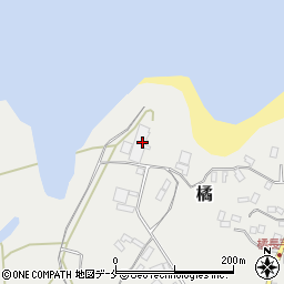 新潟県佐渡市橘170周辺の地図