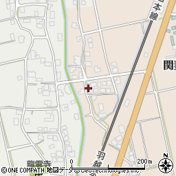 新潟県新発田市関妻161周辺の地図