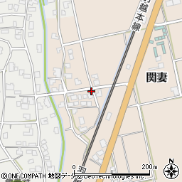 新潟県新発田市関妻267周辺の地図
