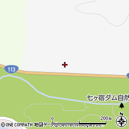 宮城県刈田郡七ヶ宿町根添周辺の地図