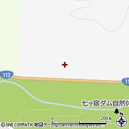 宮城県刈田郡七ヶ宿町追見周辺の地図
