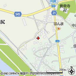 新潟県新発田市川尻周辺の地図