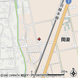 新潟県新発田市関妻286周辺の地図