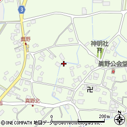 新潟県聖籠町（北蒲原郡）真野周辺の地図