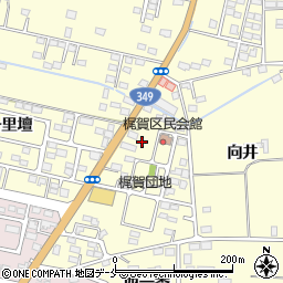 宮城県角田市梶賀西一番140周辺の地図