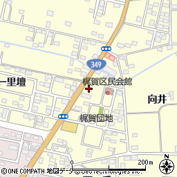 宮城県角田市梶賀西一番117周辺の地図