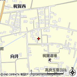 宮城県角田市梶賀西二番周辺の地図