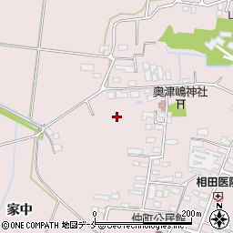 山形県高畠町（東置賜郡）家中周辺の地図