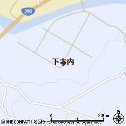 新潟県新発田市下寺内周辺の地図